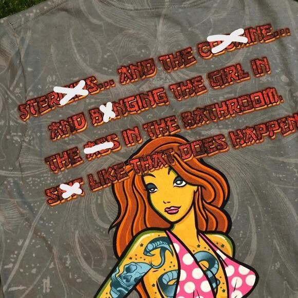 Custom "Rourke Was Robbed!" Graphic T-Shirt - Picture 5 of 6